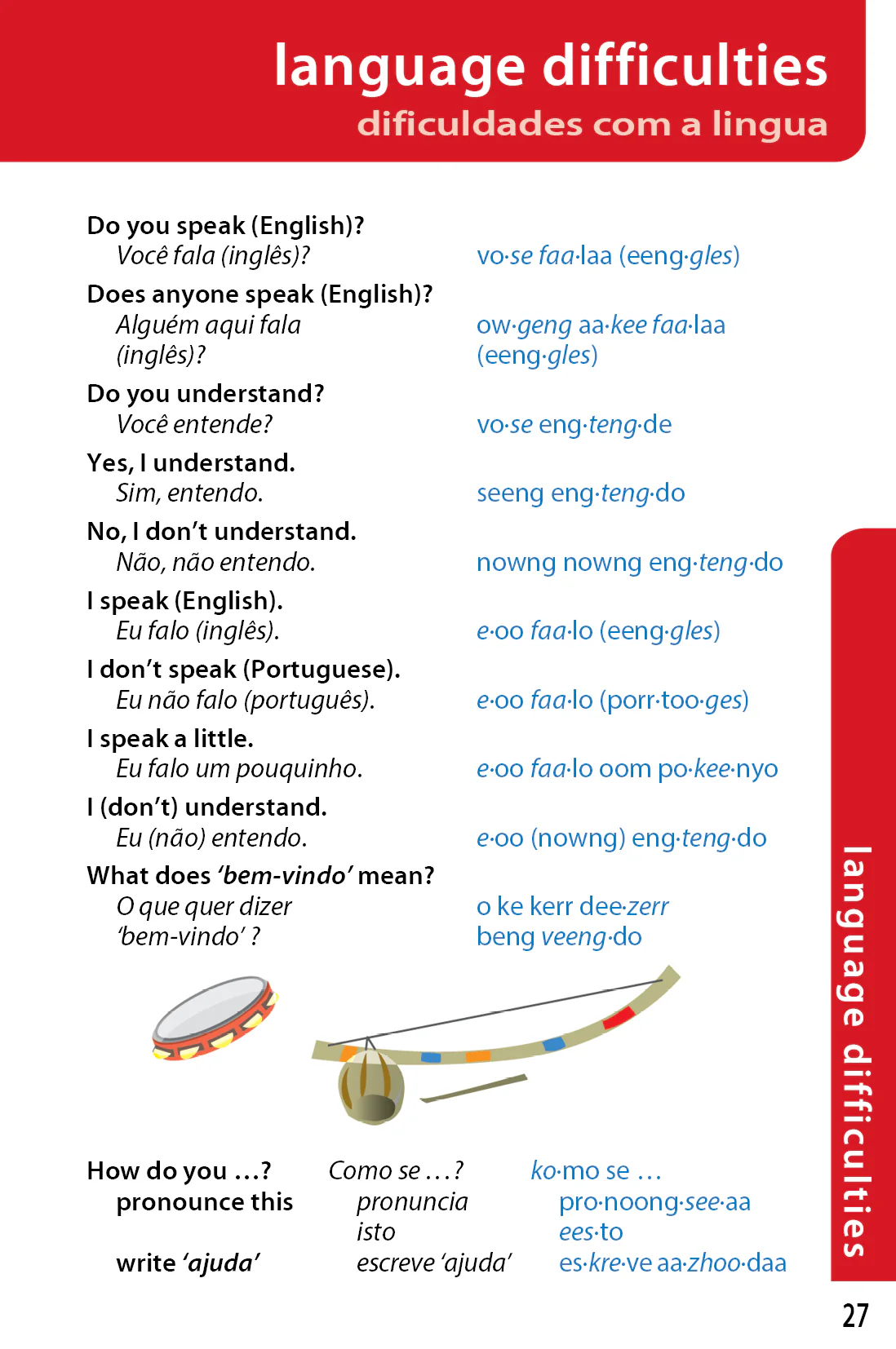 Brazilian Portuguese Phrasebook & Dictionary - Image 10