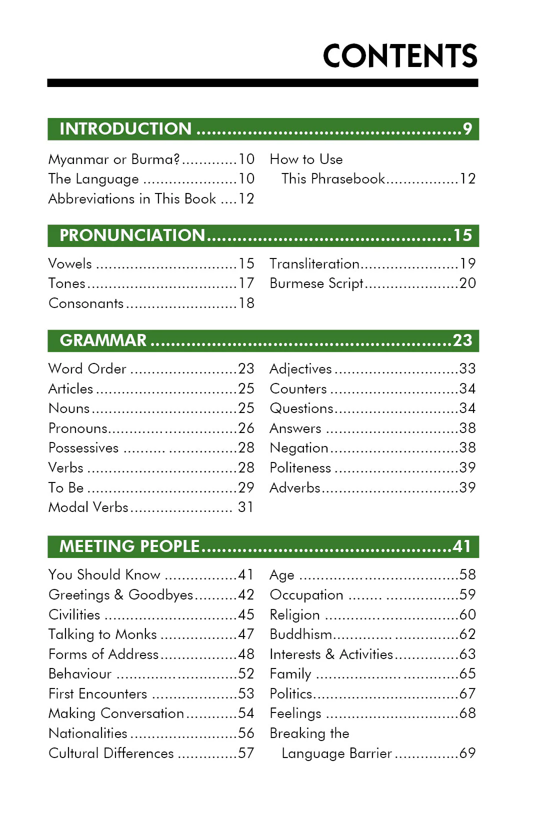 Burmese Phrasebook & Dictionary - Book - Image 2