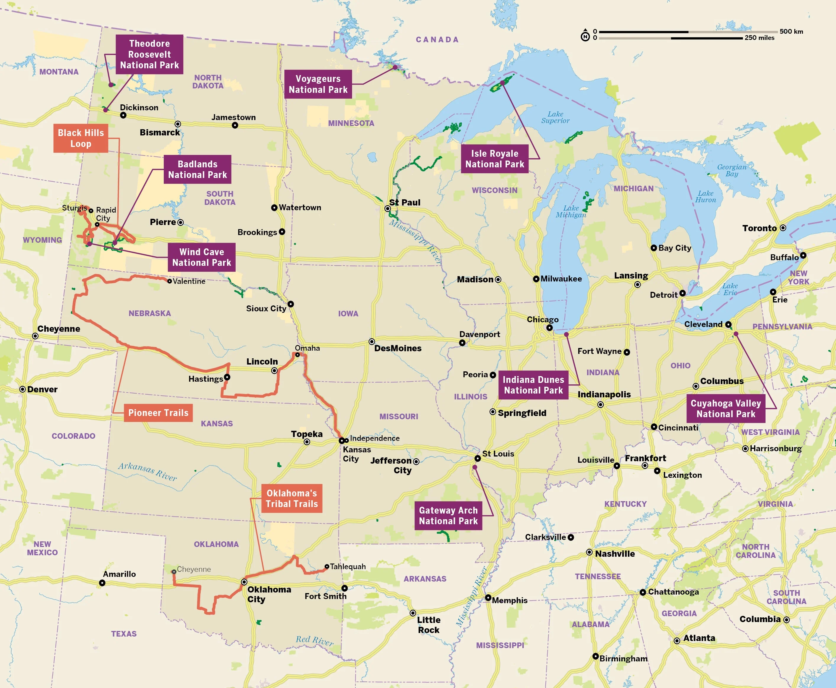 Great Lakes & Midwest USA's National Parks - Book + eBook - Image 2