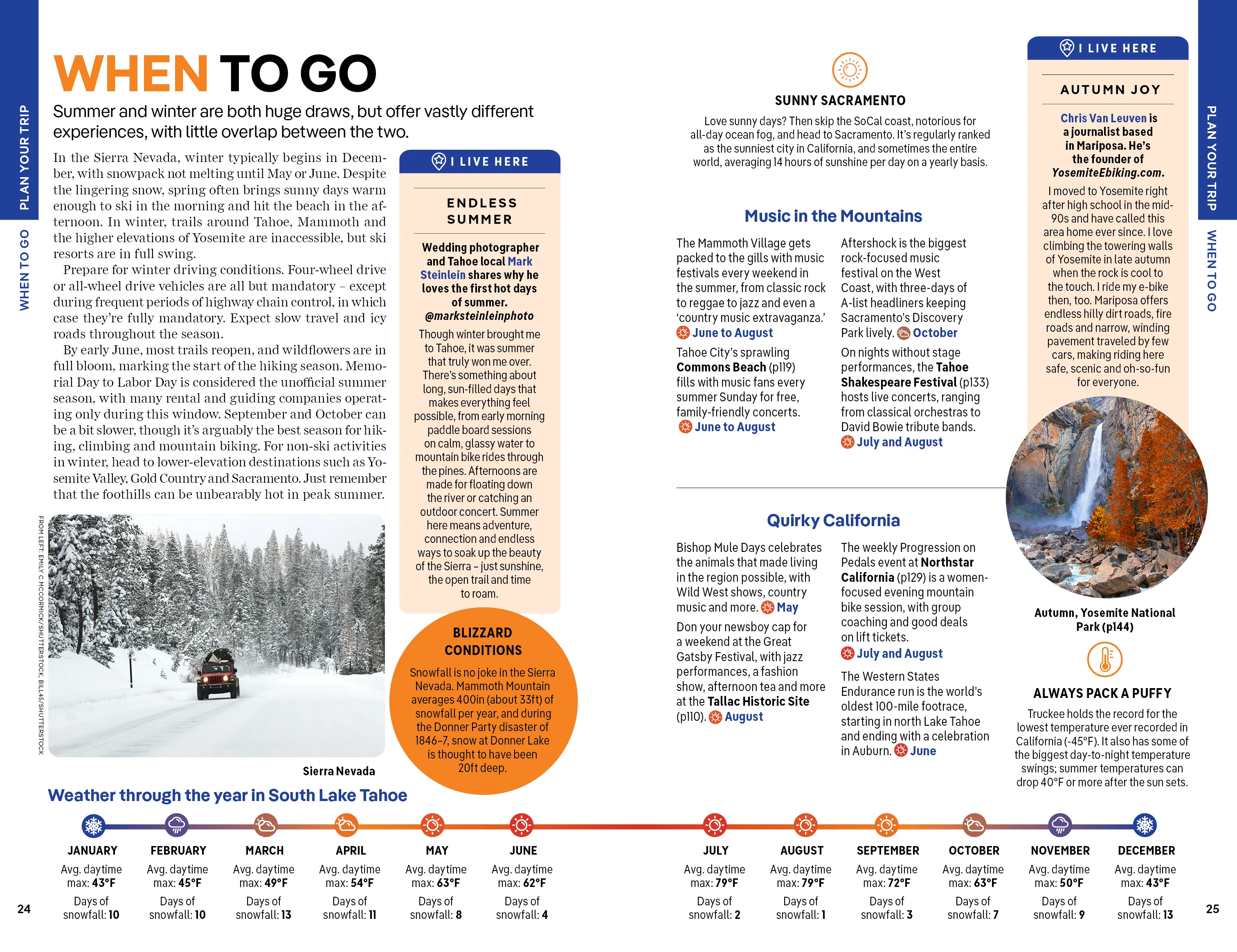 Lake Tahoe, Yosemite and Central California - Book - Image 6