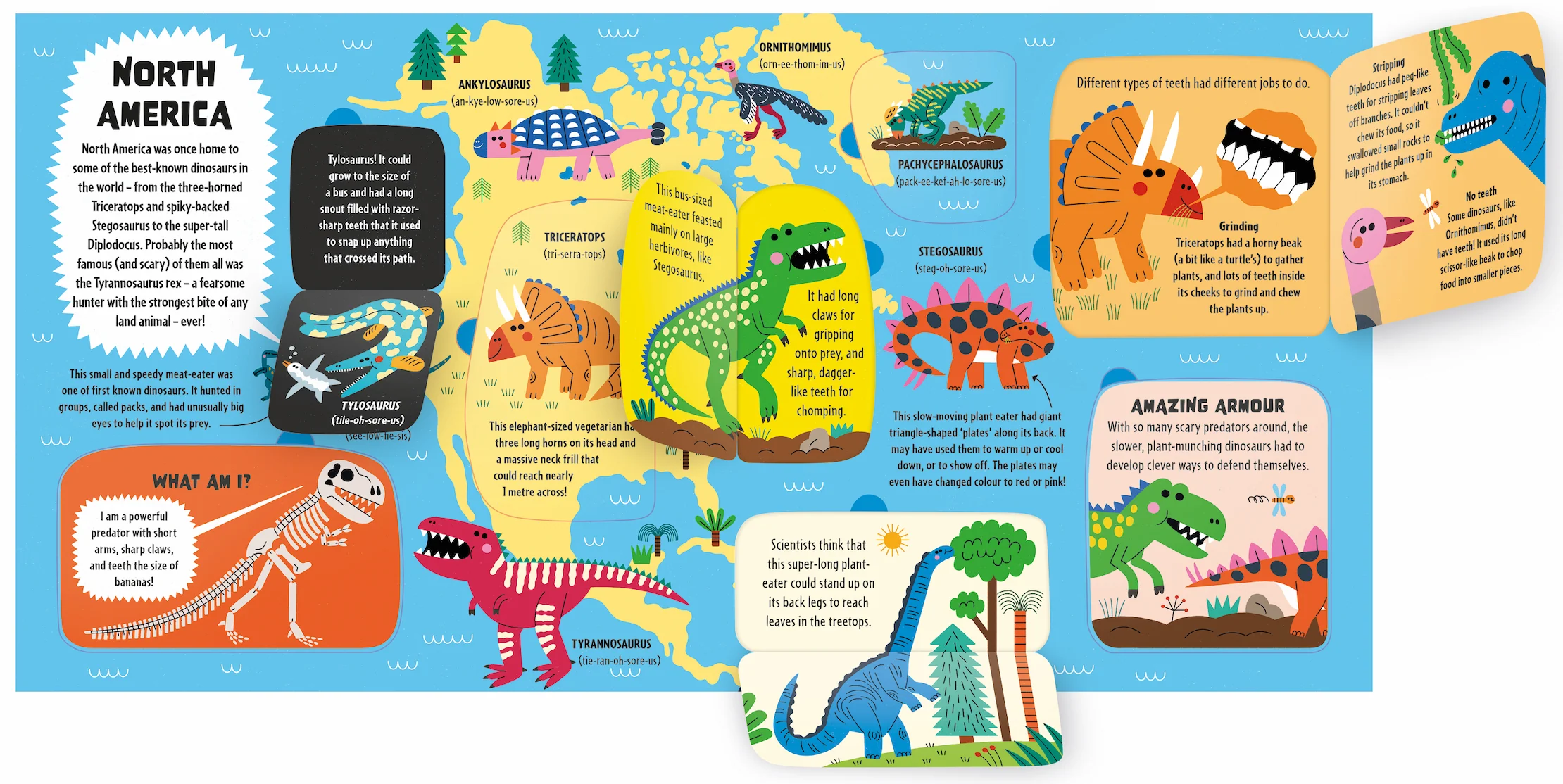 My First Lift-the-Flap Dinosaur Atlas (North & South America edition) - Image 3