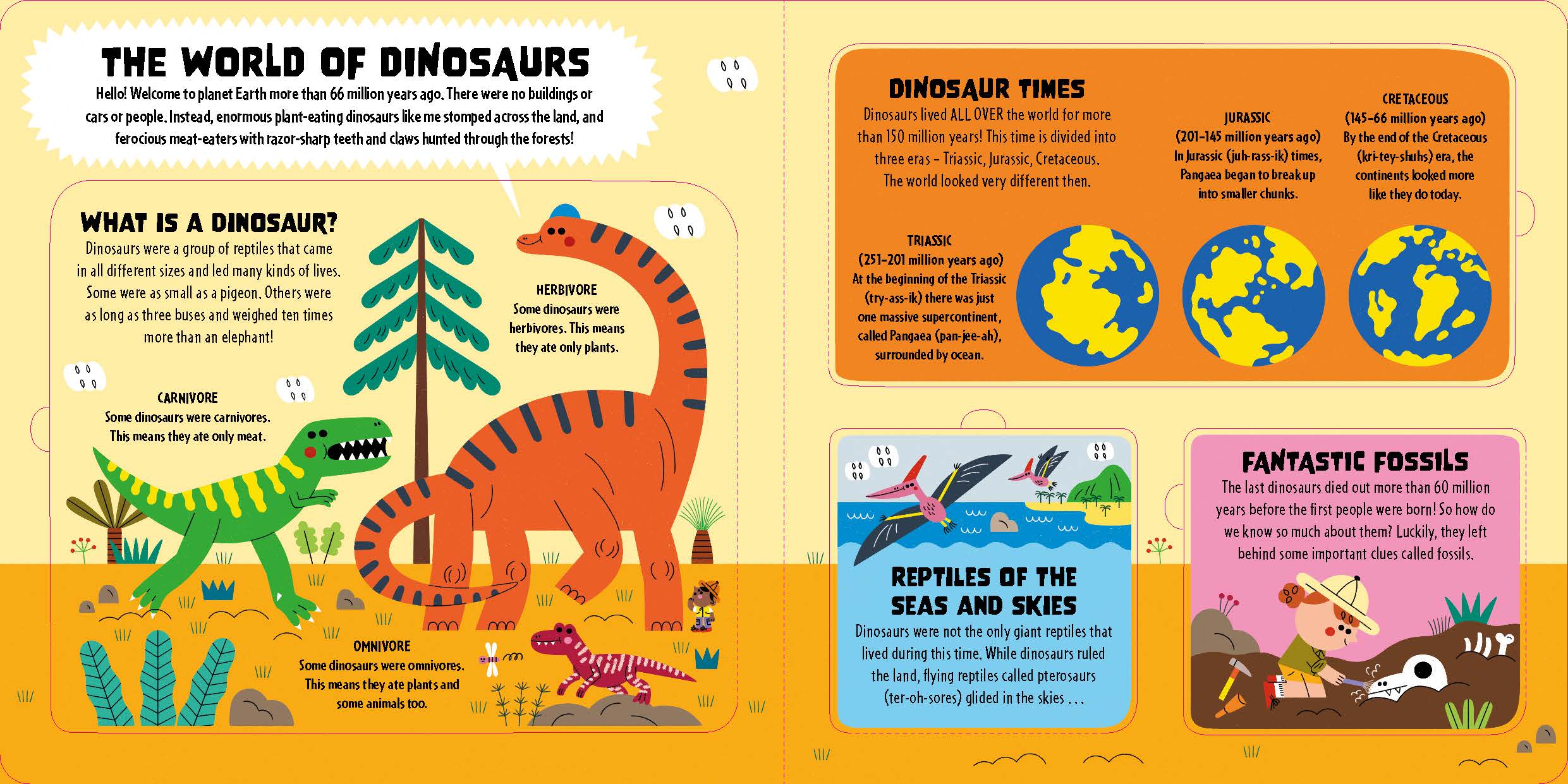 My First Lift-the-Flap Dinosaur Atlas (North & South America edition) - Image 4