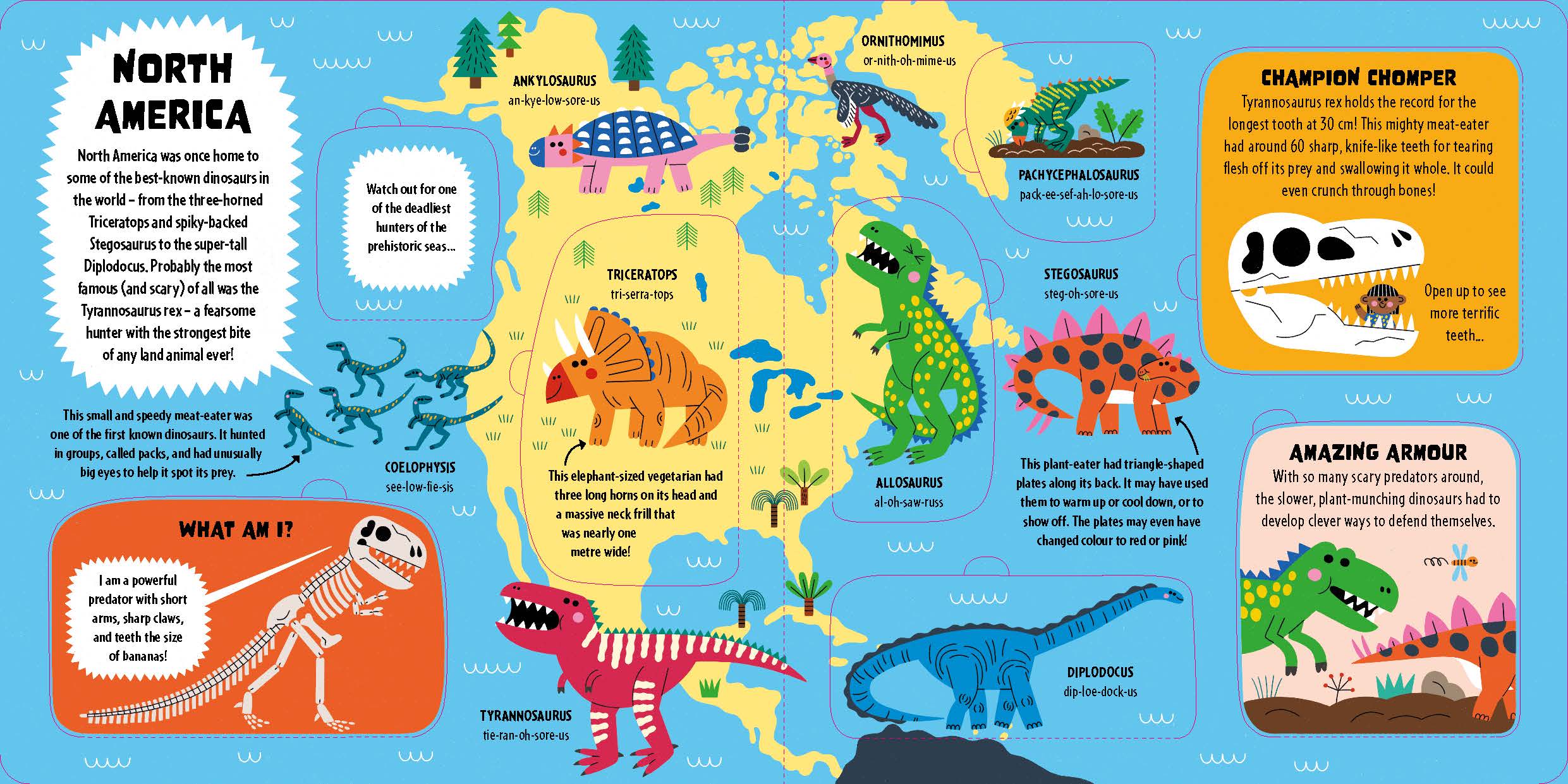 My First Lift-the-Flap Dinosaur Atlas (North & South America edition) - Image 5